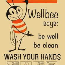 “Wellbee says” handwashing poster