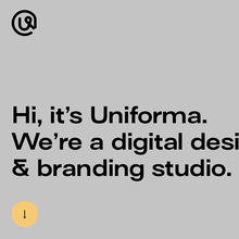 Uniforma portfolio website