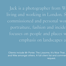 Jack Johnstone portfolio website