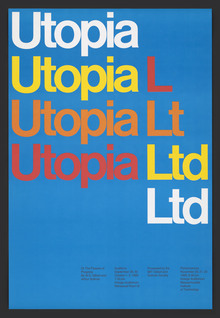 <cite>Utopia Ltd</cite> MIT opera poster