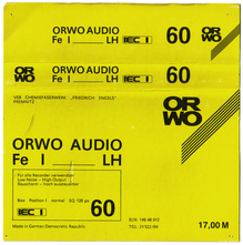 ORWO Audio Fe I LH cassette