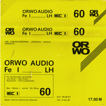 ORWO Audio Fe I LH cassette