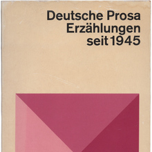 <cite>Deutsche Prosa. Erzählungen seit 1945</cite>, dtv