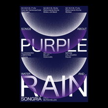 “Purple Rain” concert poster