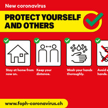 Swiss Confederation Covid-19 information campaign