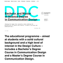 DDC – Design della Comunicazione website