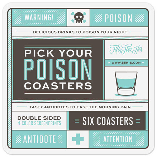 Pick Your Poison Coasters 1