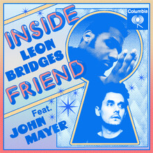 Leon Bridges &amp; John Mayer – “Inside Friend” single cover and shirt