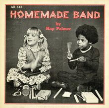 Hap Palmer – <cite>Homemade Band</cite> album art