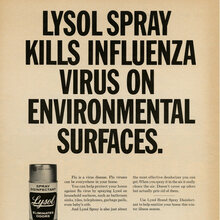 Lysol Spray ad (1968)