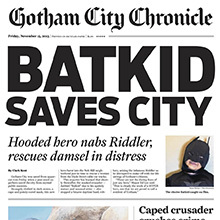 <cite>Gotham City Chronicle</cite>