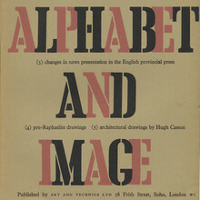 <cite>Alphabet and Image</cite> 6, January 1948