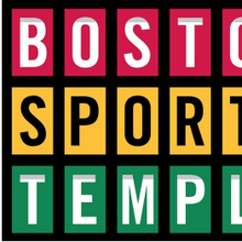 <cite>Boston Sports Temples</cite> exhibition