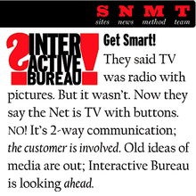 Interactive Bureau Website (1996)