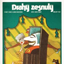 <cite>Drahý zesnulý</cite> (<cite>Arnold</cite>, 1973) Czechoslovak movie poster