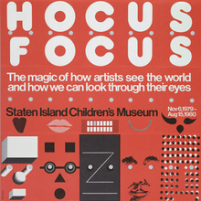 <cite>Hocus Focus</cite> exhibition poster