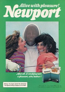 “Alive with pleasure!” Newport ad