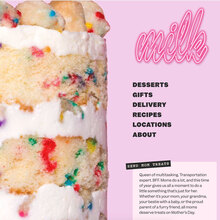 Milk Bar website