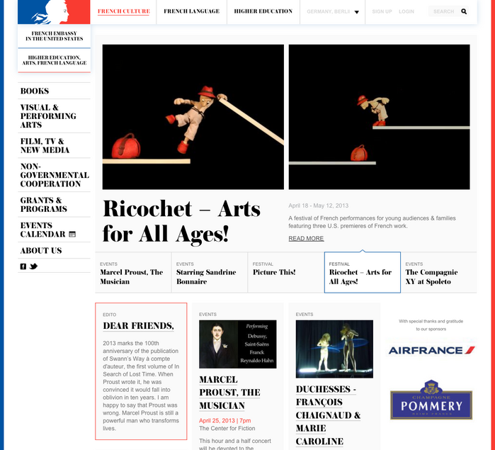French Culture website 1