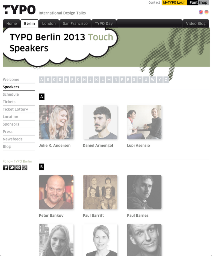 TYPO Berlin 2013, “Touch” 2