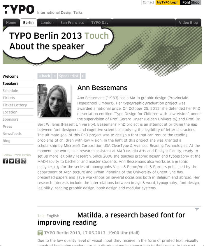 TYPO Berlin 2013 – Touch, Berlin (D), 16–18 May 2013 3
