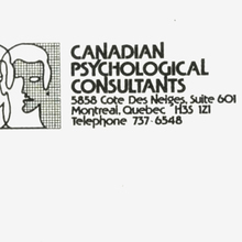 Canadian Psychological Consultants letterhead