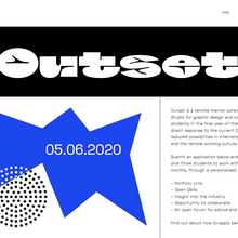 Outset 2020 by Kind Studio