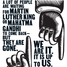 “It is up to you.” Marian Wright Edelman poster