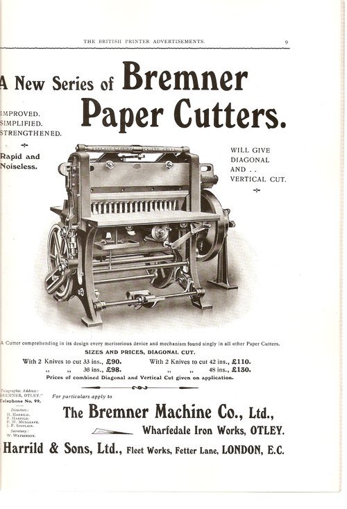 Ads from The British Printer, 1914 1