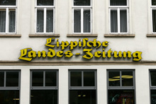 <cite>Lippische Landes-Zeitung</cite> nameplate