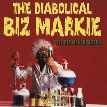 The Diabolical Biz Markie – <cite>The Biz Never Sleeps</cite> album art