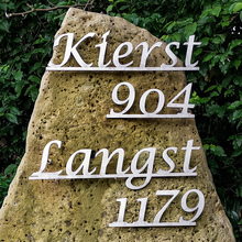 Langst-Kierst commemorative boulder
