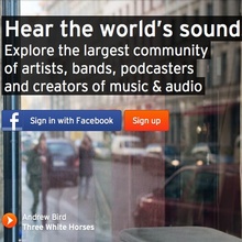 Soundcloud website