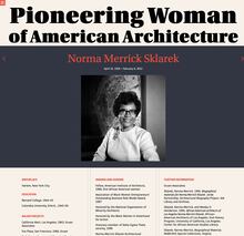 Pioneering Women of American Architecture website