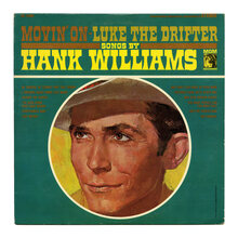 Hank Williams – <cite>Movin’ On – Luke The Drifter</cite> album art