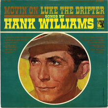 Hank Williams – <cite>Movin’ On – Luke The Drifter</cite> album art