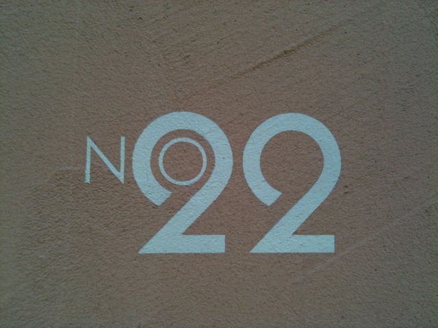 No. 22 house number, Schloßberg