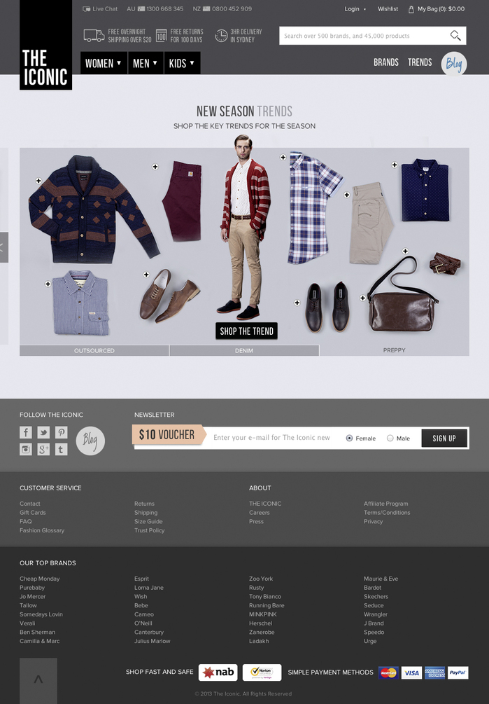 The Iconic website 5