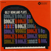 <span><span>Billy Rowland – </span></span><cite>Billy Rowland Plays Boogie Woogie</cite> album art