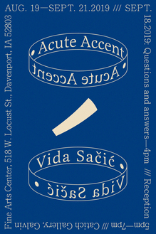 Flyers for <cite>Acute Accent</cite> by Vida Sačić