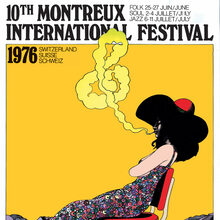 Montreux International Jazz Festival 1976 and 1977 posters