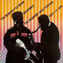 “The Russian Tea Room Welcomes the Newport Jazz Festival” poster