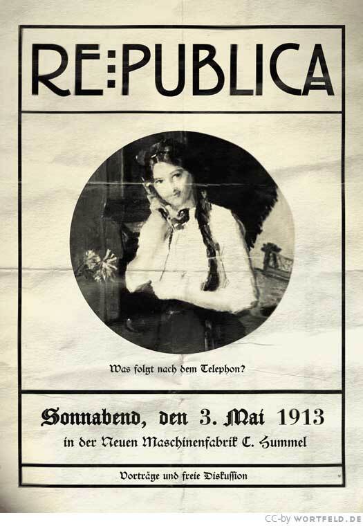 While all genres here are more or less historically accurate, this spoof is easily detectable: The Art Nouveau letterforms by Charles Rennie Mackintosh (1868–1928) were not made into a typeface before 1996, when Phil Grimshaw digitized them as . Also, such a combination of Jugendstil and blackletter was rather unusual.

Bonus points for correctly using the two forms of ‘s’ in ‘Diskuſſion’! (However, ‘Maſchinenfabrik’ would have needed a ‘long s’, too.)