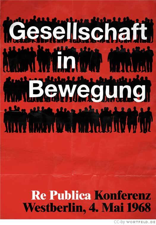 Helvetica again, now paired with Times Extra Bold – looks quite authentic. But would they really have used the term ‘Westberlin’?