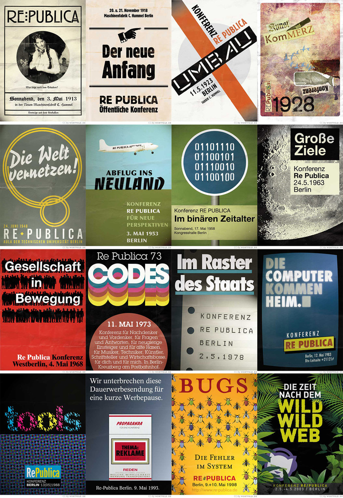 re:publica posters, 1913–2013 1