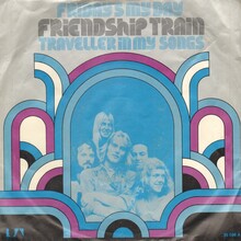Friendship Train – “Friday’s My Day” / “(Always Been A) Traveller In My Songs” German single cover