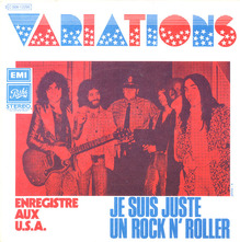 Les Variations – “Je Suis Juste Un Rock N’ Roller” / “The Jam Factory” French single sleeve
