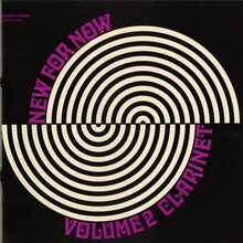 Avrahm Galper – <cite>New For Now. Volume 2. Clarinet</cite> album art Avrahm Galper – <cite>New For Now. Volume 2. Clarinet</cite> album art