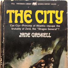 <cite>The City</cite> by Jane Gaskell (Paperback Library)