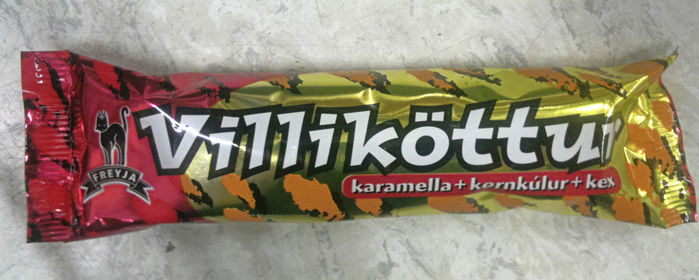 Villiköttur candy bar